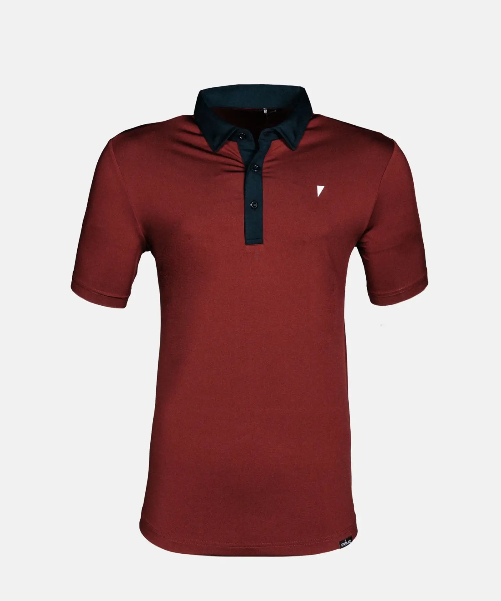 Primo Classic Collar Polo - Black Cherry