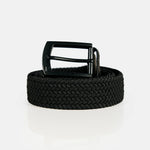 Black Woven Belt wrapped up