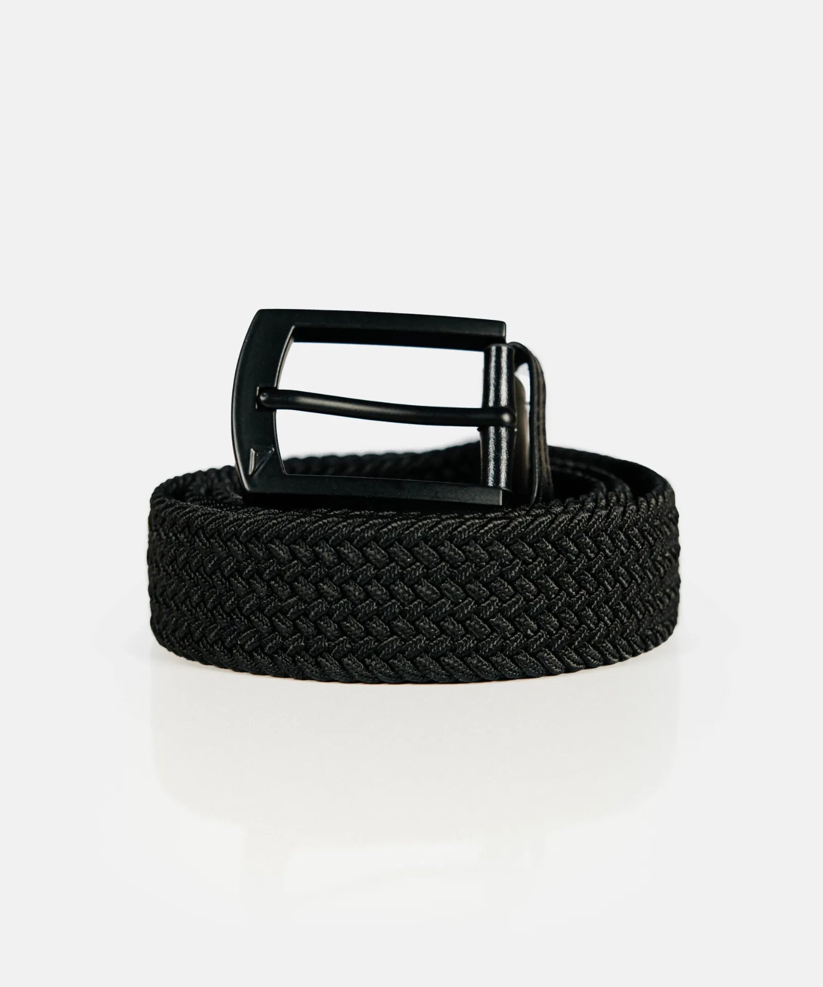 Black Woven Belt wrapped up