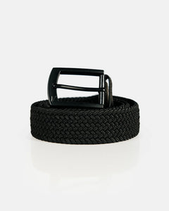 Black Woven Belt wrapped up
