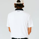 Grant Horvat Essentials White & Black Classic Polo