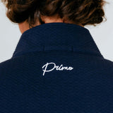 Grant Horvat Essentials Navy Classic Waffle Quarter Zip