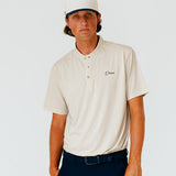 Grant Horvat Essentials Oatmeal Blade Polo