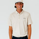 Grant Horvat Essentials Oatmeal Classic Polo