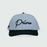 Grant Horvat Essentials Light Grey & Black Cursive Hat