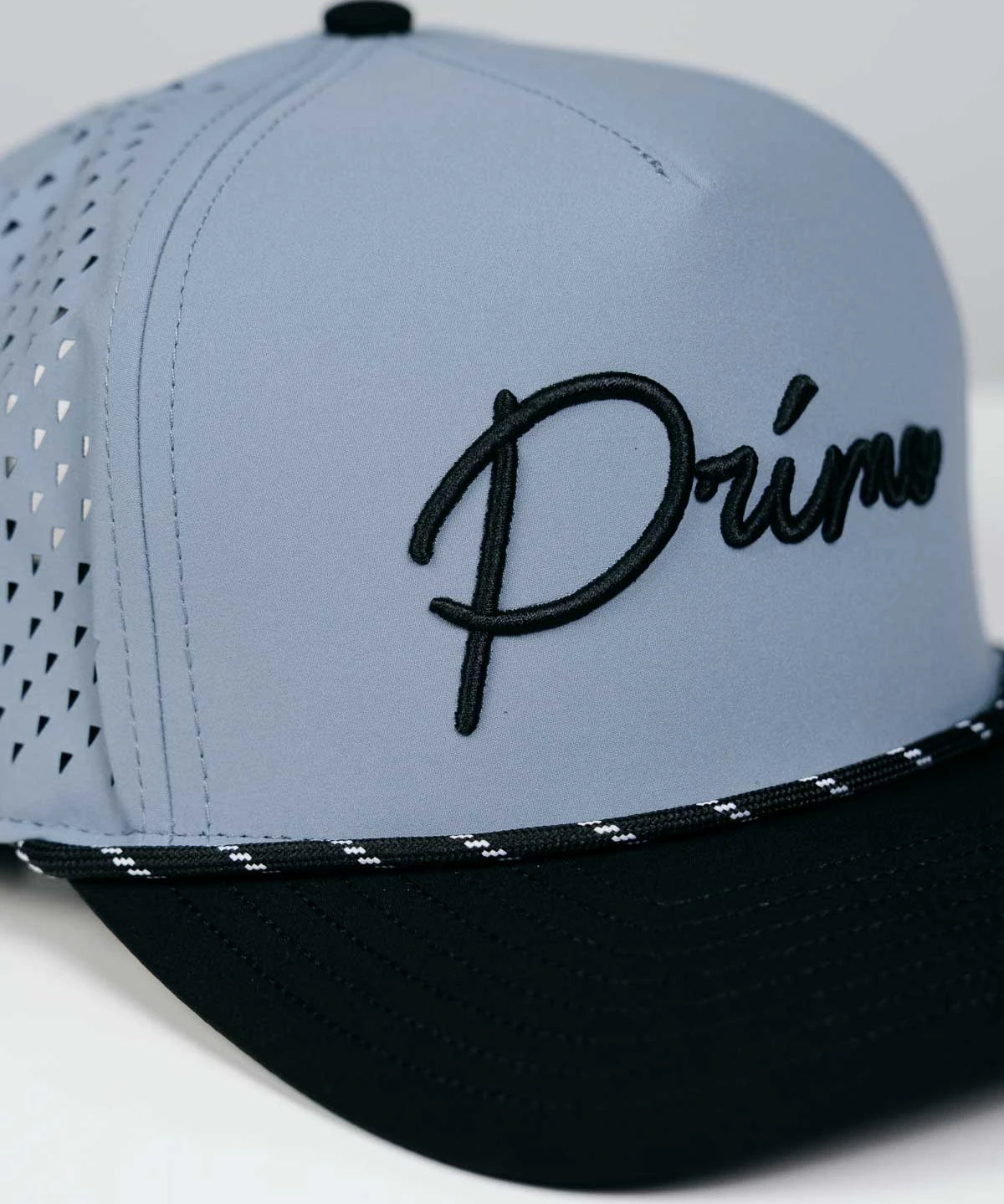 Grant Horvat Essentials Light Grey & Black Cursive Hat
