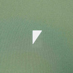 Close up detail of Primo brand iconmark - white triangle logo
