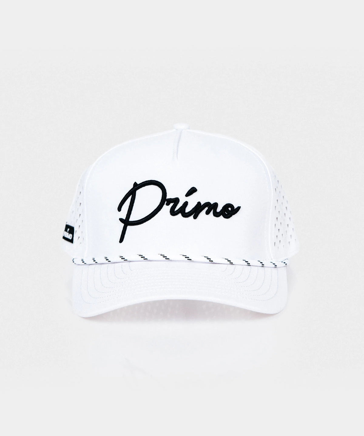 White cap with 'Primo' text on a light gray background