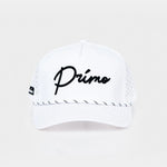 White cap with 'Primo' text on a light gray background