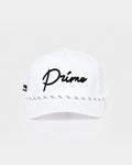 Primo Cursive Hat - White